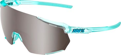 Brille 100% Racetrap 3.0 Transparent Blau - HiPER Linsen Verspiegeltes Silber