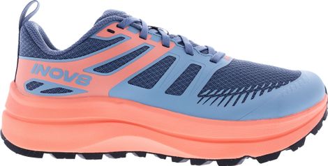 Chaussures Trail Inov-8 TrailFly Max Large Bleu/Rose Femme