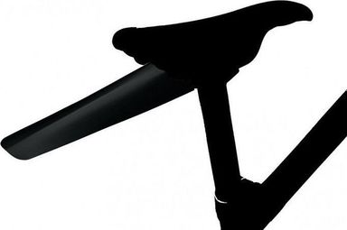 Garde-boue de selle Velox Clip-On double pli - noir