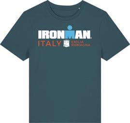 Dames-Turkoois Blauw Ironman Italië Emilia-Romagna Korte Mouw T-Shirt