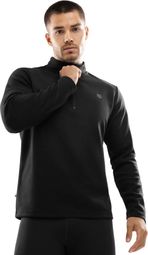 Pull fitness demi-zip homme Inter Noir