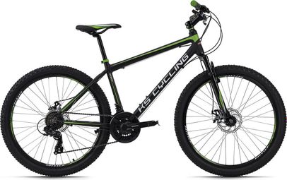 VTT semi-rigide 26'' Xceed noir-vert TC 46 cm KS Cycling