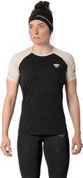 Damestrui Dynafit Alpine Pro Beige/Zwart met korte mouwen