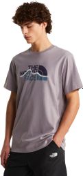 The North Face Mountain Logo Graphic T-shirt, grijs, heren