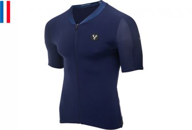 LeBram Allos Korte Mouw Jersey Blauw Aero Fit