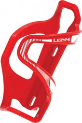 Lezyne Flow Cage SL Enhanced Bottle Carrier Side Entry (Left Side) Red