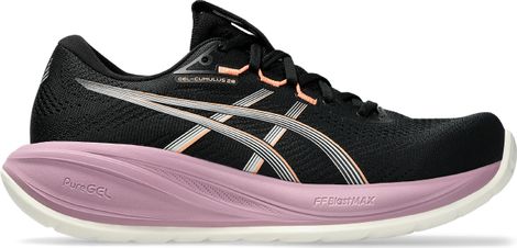 Asics Gel-Cumulus 28 Running Shoes for Women, Black/Pink
