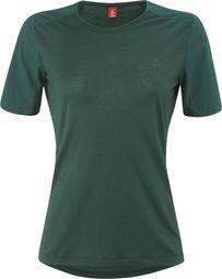 Loeffler Kurzarm-Radsport-Shirt W Bike T-Shirt Skys Merino Forest - Grün
