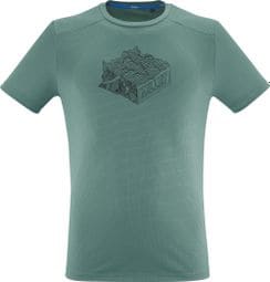 Groen Millet Kamet Map t-shirt voor heren