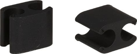 Box of 10 Clips Duo Elvedes Black 5 mm and 2.5 mm
