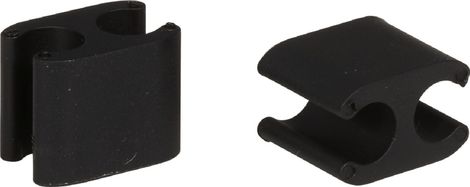 Caja de 10 Clips Duo Elvedes Negro 5 mm y 2,5 mm
