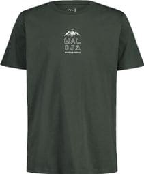 Maloja BreitnockM. Biologisch Katoenen Groen T-shirt