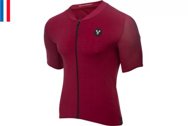 LeBram Allos Short Sleeve Jersey Bordeaux Aero Cup
