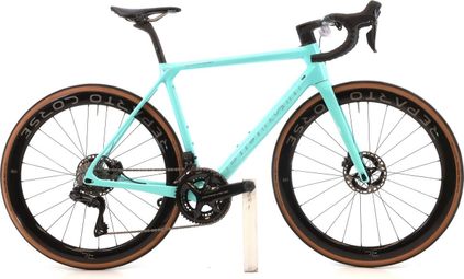 Produit reconditionné · Bianchi Specialissima CV Di2 12V · Bleu / Vélo de route | Très bon état