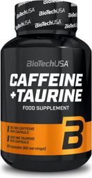 Caféine + Taurine (60 Caps) - Biotech Usa -  Caféine