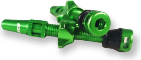 Ice Airflow Tubeless Valves 44mm Green