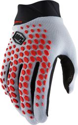 Gants Longs 100% Geomatic Blanc / Rouge S