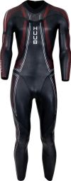 Muta in neoprene Huub Aerious III Nero/Rosso da uomo