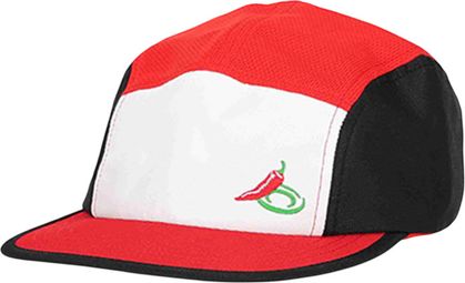 Gorra BV Sport de 5 paneles «País Vasco» roja/blanca/negra