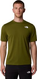T-Shirt Manches Courtes Homme The North Face Foundation Mountains Faces Vert 