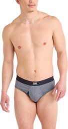 Slip Saxx Vibe Xtra Fly Gris foncé Homme