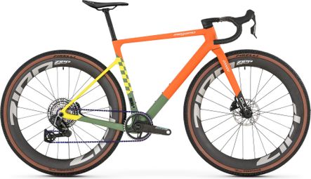 Megamo Silk 01 Gravel Bike Sram Force XPLR AXS 13-speed 700 mm Orange/Green/Yellow 2026