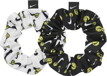 <strong>Unisex Nike </strong><strong>Gathered</strong> Hair Ties 2.0 Blanco Negro