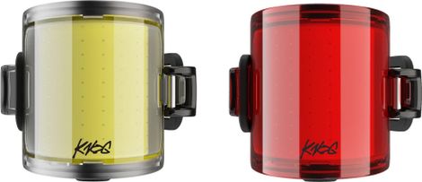Paire d'Éclairages Avant/Arrière Knog Cobber Mini Twinpack Noir