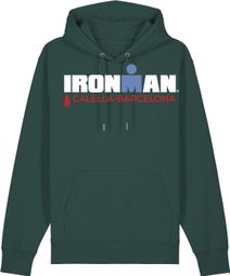 Sweat à Capuche Ironman Barcelona Vert