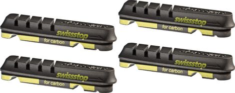 SwissStop Flash EVO Black Prince Bremsbeläge 4 Stk. (Carbonfelgen)