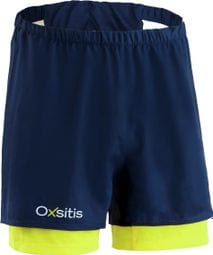 Pantalones cortos 2 en 1 Oxsitis Origin Negro Amarillo