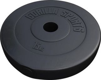 Disques Olympiques en plastique - 50/51mm | De 1 25 KG à 15 KG et disponible en lot - Poids : 15 KG