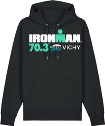 Ironman 70.3 Black Gingham Hoodie