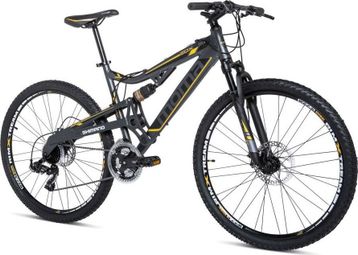 Moma Bikes  Vélo VTT  EQX 27 5 - 5.0   Aluminium  SHIMANO 24V  Freins a Disque  Double Suspension