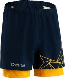 Pantalones cortos Oxsitis Adventure 2 en 1 Negro Amarillo