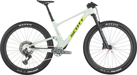 Bicicleta de montaña con suspensión total Scott Spark RC Team Issue Sram 12V 29'' Verde Berilo 2026