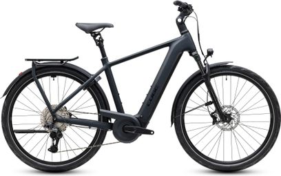 Bicicleta eléctrica Cube Kathmandu Hybrid Pro 800 con Shimano Deore XT, 12 V, 800 Wh, Bosch 120 Nm, 700 mm, gris antracita, carbón / negro 2027