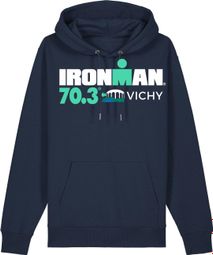 Ironman 70.3 Vichy Kapuzenpullover Marineblau