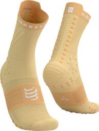 Chaussettes Compressport Pro Racing V4.0 Trail Jaune/Orange