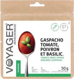 Gefriergetrocknete Mahlzeit Voyager Gaspacho Tomate, Paprika und Basilikum - 50g