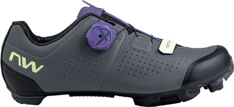 Zapatillas MTB Northwave Razer Gris/Morado Mujer
