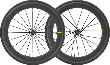 Pair of Mavic Ellipse Pro Carbon 65 UST Wheels | Yksion Pro UST 2019