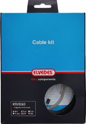 Kit Kabel und Ummantelung Elvedes 1x Schaltkabel-Kit Schwarz