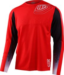 Troy Lee Designs Sprint Richter Race Red Long Sleeve Jersey