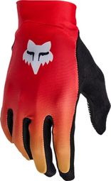 Fox Flexair Race Long Gloves Red