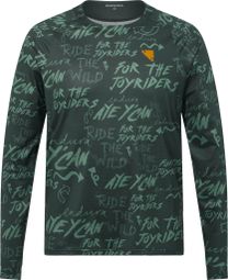 Endura Singletrack Print Langemouwen Shirt Groen Heren
