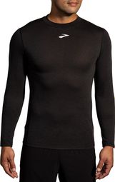 Maillot longues Brooks High Point Long Sleeve Noir Homme