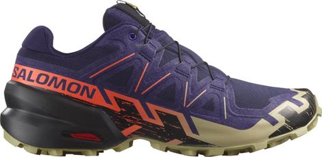 Salomon Speedcross 6 Herenschoenen Blauw/Rood