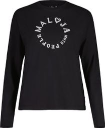 T-shirt Manches Longues Femme Maloja MizniM. Noir