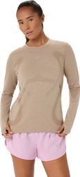 Asics Road Seamless Beige Women's Running T-Shirt